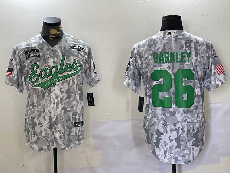 Men's Philadelphia Eagles #26 Saquon Barkley Arctic Camo 2024 Salute to Service Stitched Baseball Jersey,We sell and wholesale Men's Philadelphia Eagles #26 Saquon Barkley Arctic Camo 2024 Salute to Service Stitched Baseball Jersey on line form chian!